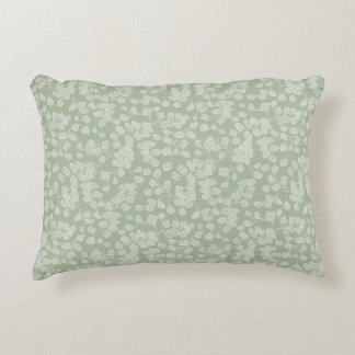 Maidenhair Fern Sage Green Linen Accent Pillow