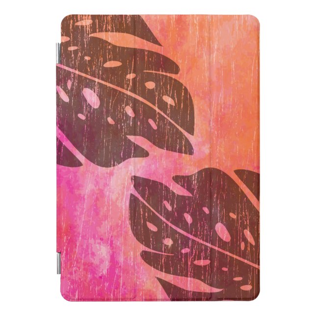 Maikai Hawaiian Monstera Leaf Tie-Dye Blend iPad Pro Cover (Front)