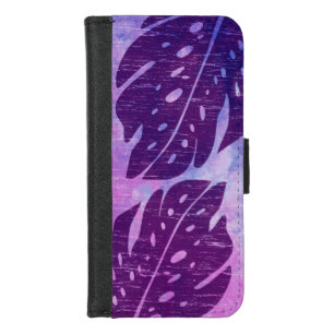 Maikai Hawaiian Monstera Leaf Tie-Dye Blend iPhone 8/7 Wallet Case