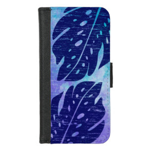 Maikai Hawaiian Monstera Leaf Tie-Dye Blend iPhone 8/7 Wallet Case