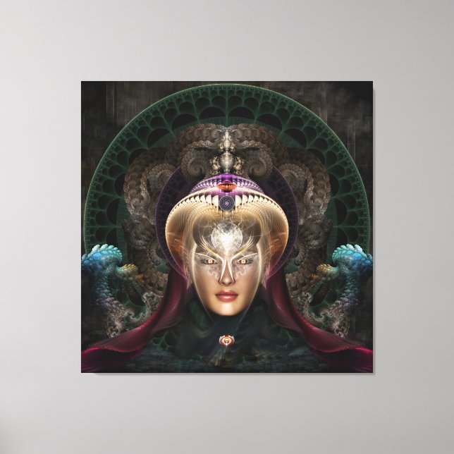 Maikia - The Mystic Guardian Canvas Print (Front)