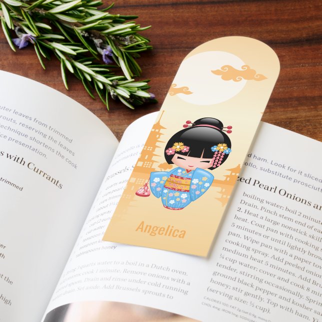 Maiko Kokeshi Doll Cute Japanese Geisha Girl Bookmarks (Book)