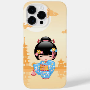 Maiko Kokeshi Doll - Cute Japanese Geisha Girl Case-Mate iPhone 14 Pro Max Case