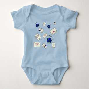 Mail Around The World Baby Bodysuit