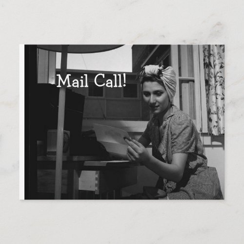 Mail Call Postcard