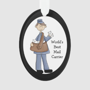 Mail Carrier Acrylic Thank You Ornament