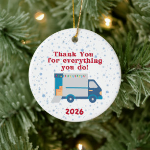 Mail Carrier Christmas Ornament