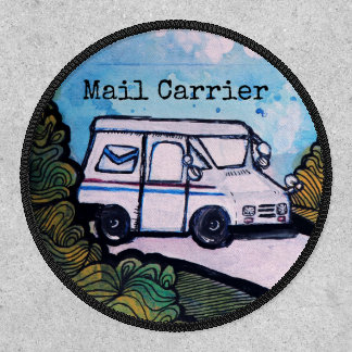 Mail Carrier Drop Box Postal Service Art           Patch