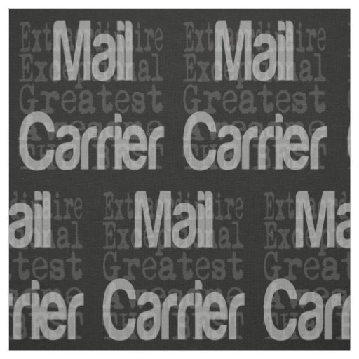 Mail Carrier Extraordinaire Fabric