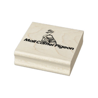 Mail Carrier Pigeon                                Rubber Stamp