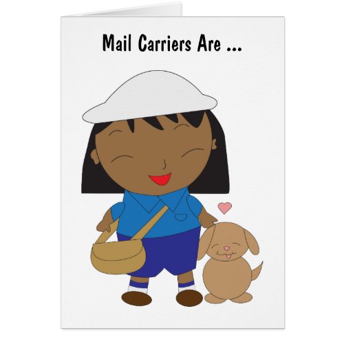 Mail Carrier Postal Black Woman Appreciation