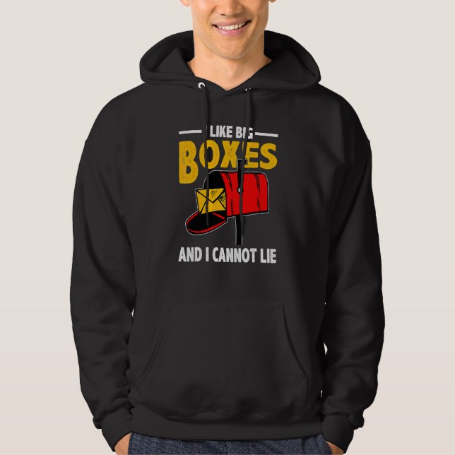 Mail Carrier Retired Postal Worker Mailman  Postma Hoodie (Front)