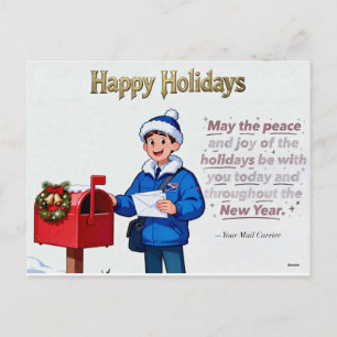 Mail Carrier Thank You Card