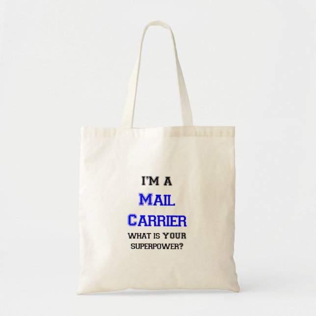 mail carrier tote bag (Front)