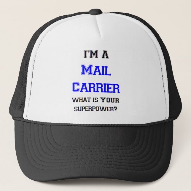 mail carrier trucker hat (Front)