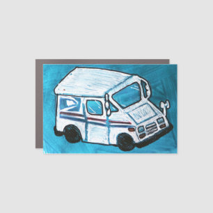 Mail Carrier Vehicle                               Car Magnet