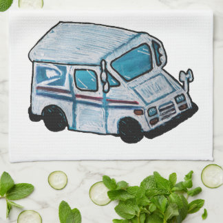 Mail Carrier Vehicle                               Kitchen Towel