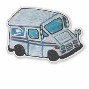 Mail Carrier Vehicle Sticker