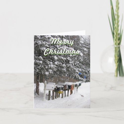 Mail Carriers Christmas Card