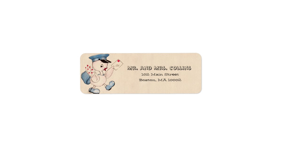 Chick Address Labels Mail Chick Address Label | Zazzle