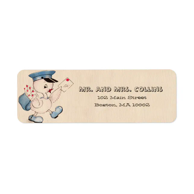 Chick Address Labels Mail Chick Address Label | Zazzle