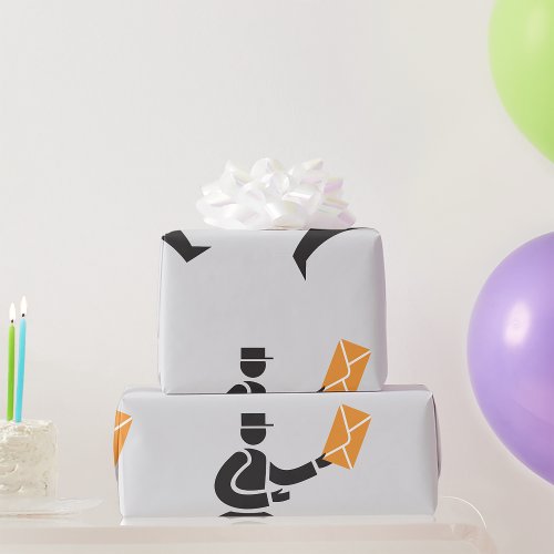 Mail Delivery Icon Wrapping Paper