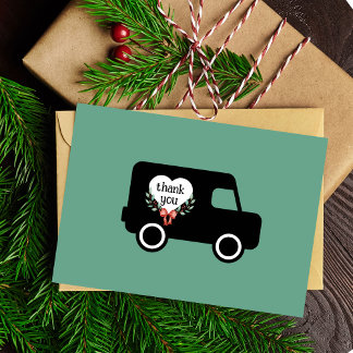 Mail Delivery Thank You Card