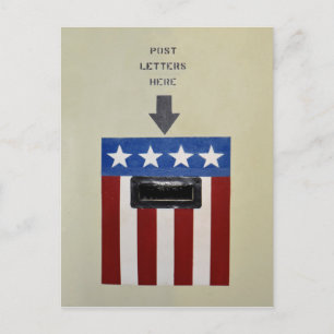 Mail Drop on the USS Battleship Alabama" Postcard