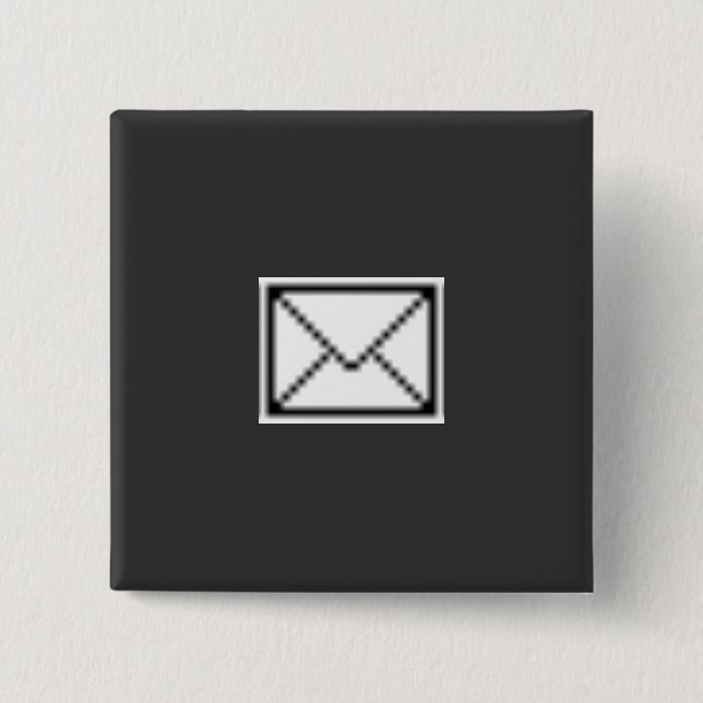 Mail Icon novelty Pinback Button (Front)