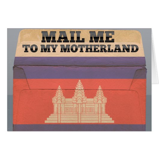 Mail me to Cambodia Cards (Front Horizontal)
