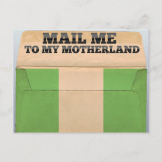 Mail me to Nigeria Postcard