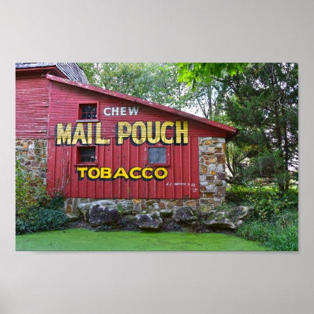 Mail Pouch Tobacco Barn, Red Oak II, Missouri Poster (Front)