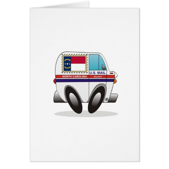 Mail Truck NORTN CAROLINA Card