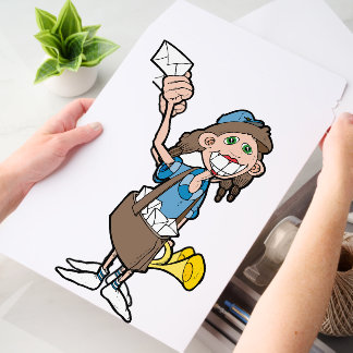 Mail woman envelope mailers