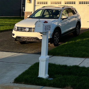 Mailbox Address Numbers Decal, Door Numbers Car Magnet