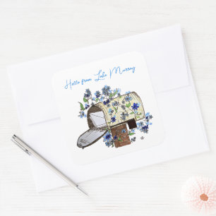 Mailbox Art Custom Text Stickers