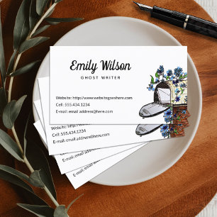 Mailbox Art Custom White Business Cards