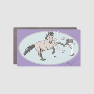 Mailbox Decor Funny Horse Whimsical Car Magnet