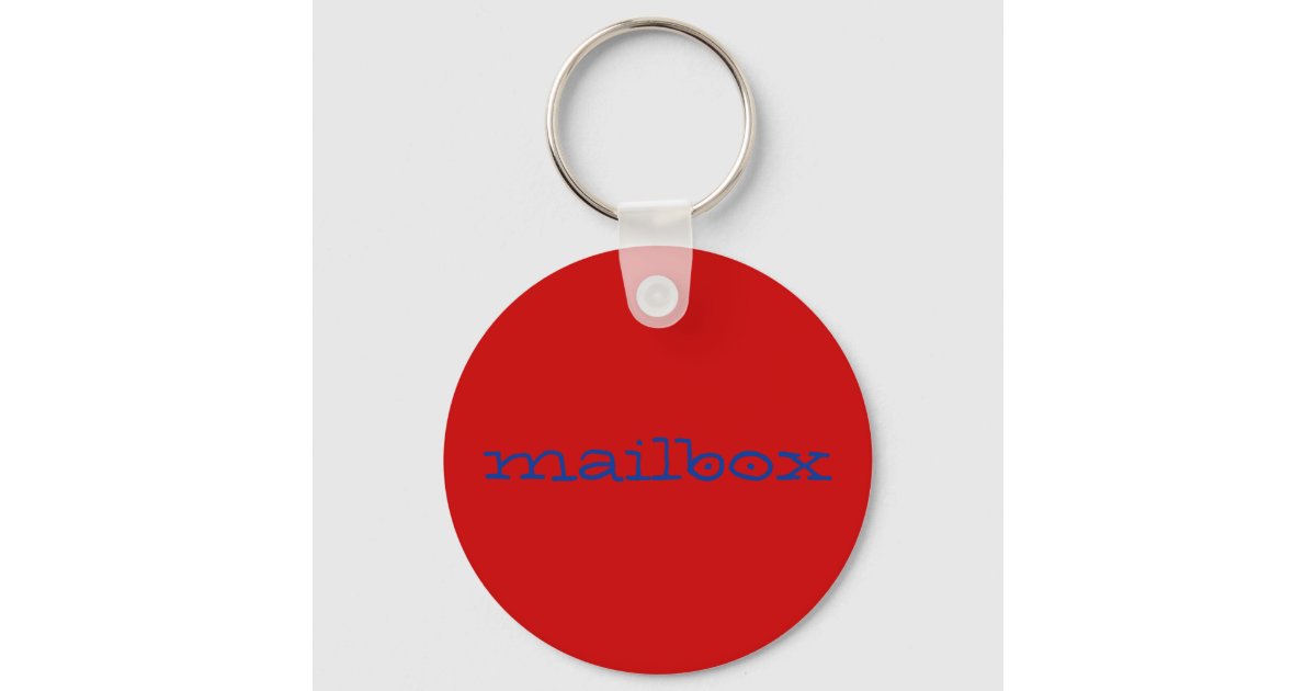 mailbox key keychain