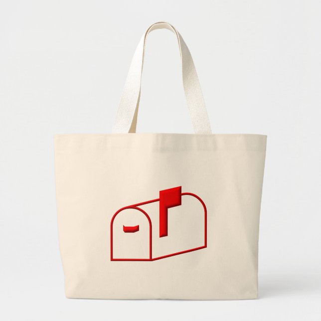Mailbox Large Tote Bag (Front)
