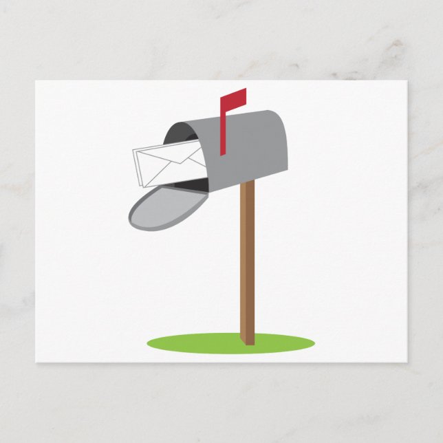 Mailbox & Letter Postcard (Front)