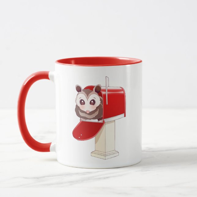 Mailbox Opossum Mug (Left)