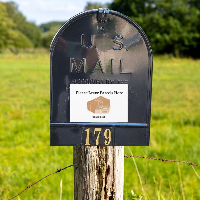Mailbox Parcel Magnet White (Creator Uploaded)
