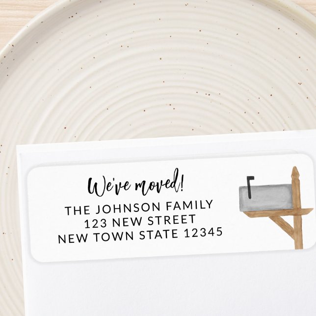 Mailbox We've Moved Return Address Label (Creator Uploaded)