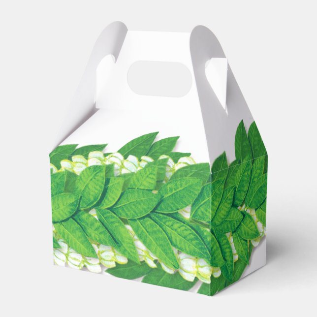 Maile Lei Party Favor Box (Front Side)
