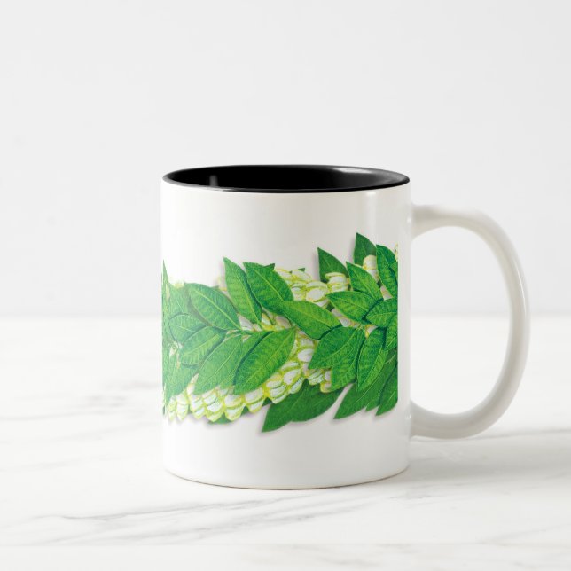 Maile Lei Two-Tone Coffee Mug (Right)