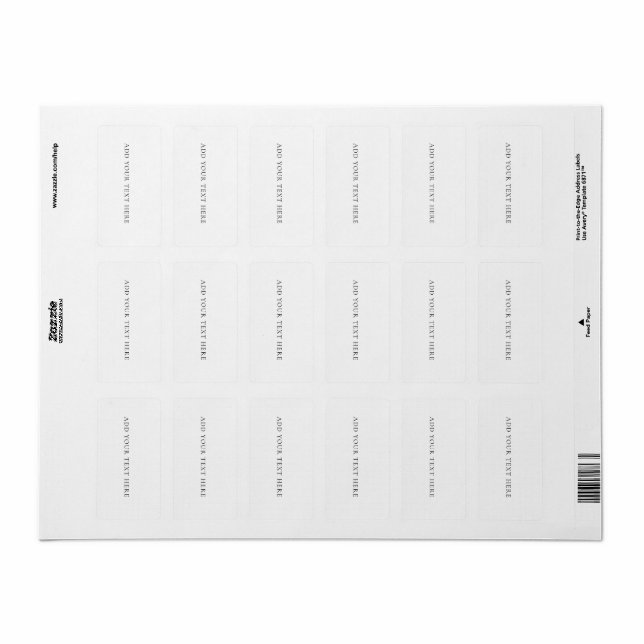 Mailing Label (Full Sheet)