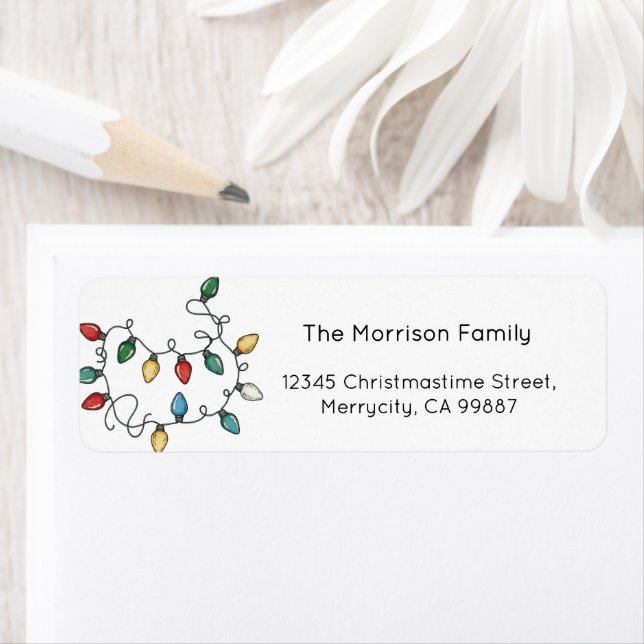 Mailing Labels, Christmas Labels, Address Label (Insitu)