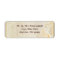 Mailing Labels - Fleur di Lys Damask 2 Cream