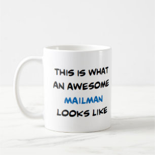mailman, awesome coffee mug